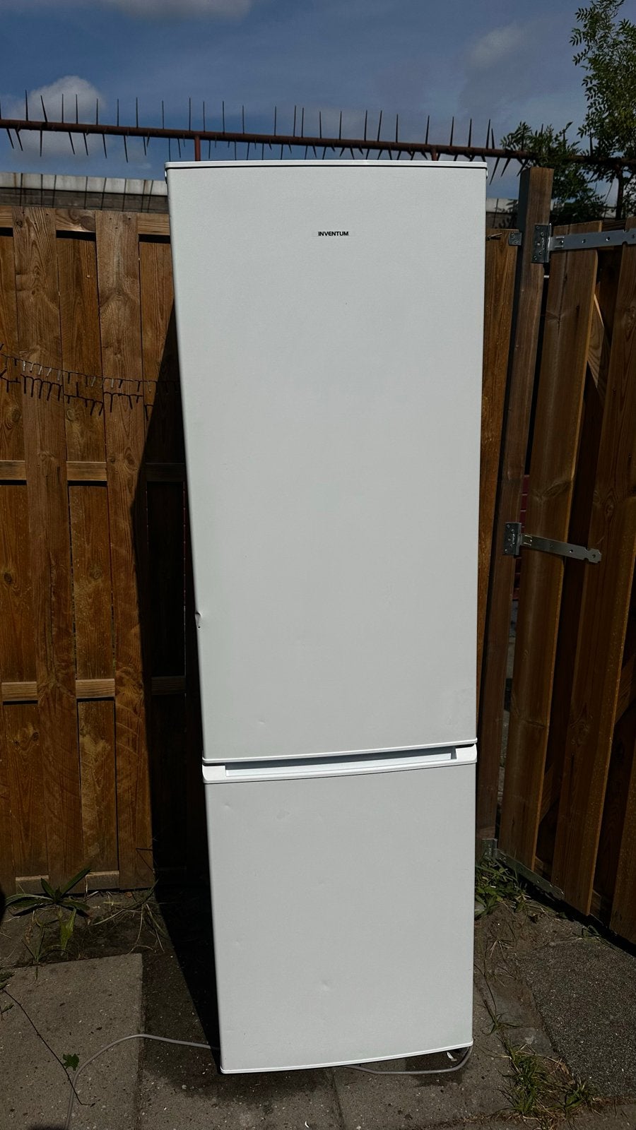 Inventum koel-vries combinatie - Gebruikt, Ophalen, 150 tot 200 liter, Gebruikt, Met aparte vriezer