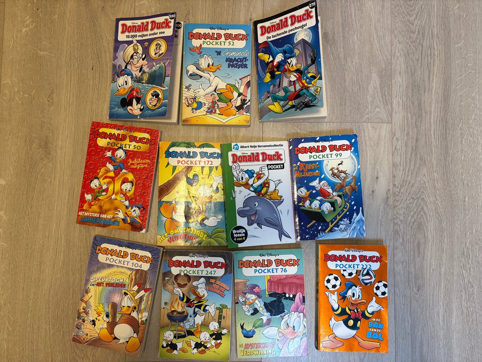 Set van 11 Donald Duck pockets, Meerdere comics, Ophalen of Verzenden, Gelezen, Europa