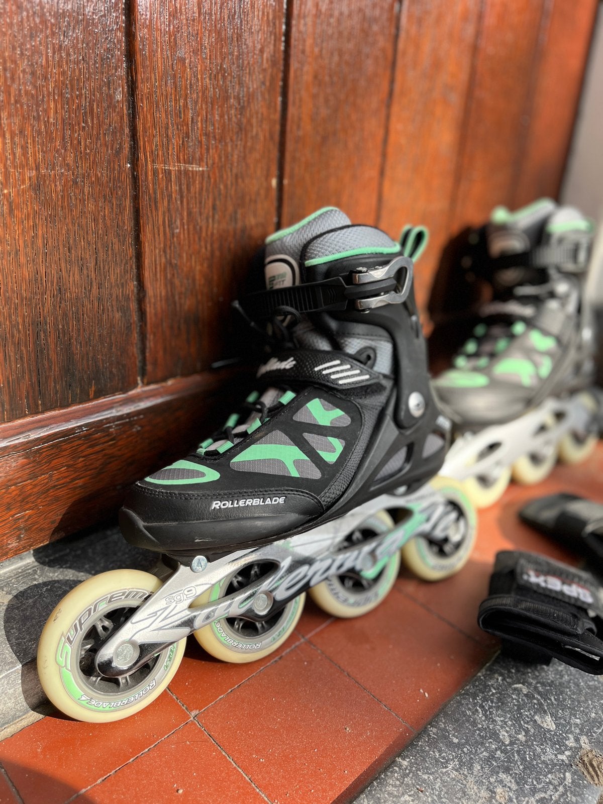 Maat 39 - Rollerblade Macroblade 90W inline skates, Gebruikt, Inline skates 4 wielen, Dames, Ophalen