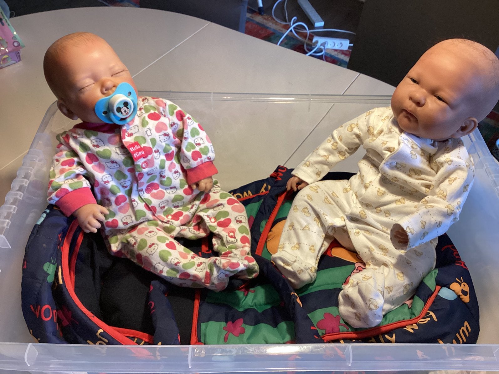 2 Reborn Baby Dolls, Ophalen, Gebruikt, Levensecht of Reborn, Babypop