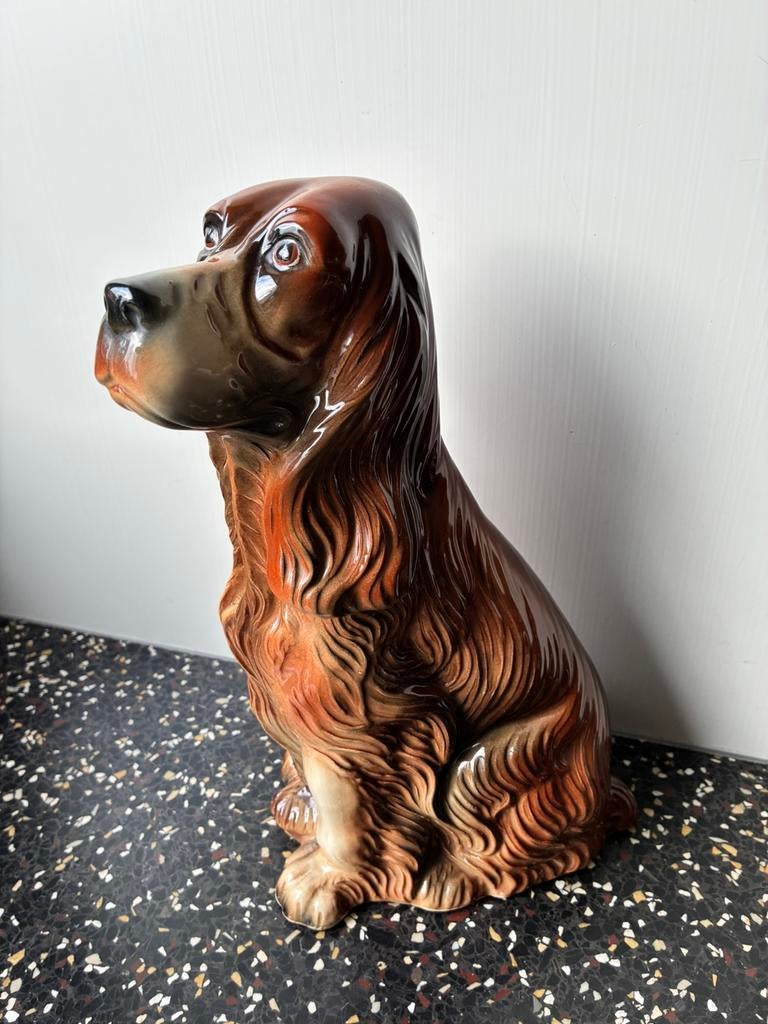Cocker Spaniel vintage beeld, Antiek en Kunst, Ophalen of Verzenden