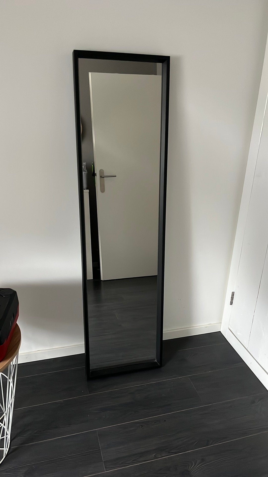 Ikea Nissedal Spiegel, Huis en Inrichting, Woonaccessoires | Spiegels, Ophalen, Minder dan 50 cm, Zo goed als nieuw, 150 tot 200 cm