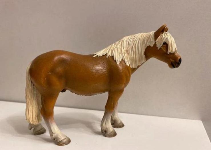Schleich Haflinger Ruin ~ 13280, Ophalen of Verzenden, Zo goed als nieuw, Paard, Beeldje of Figuurtje
