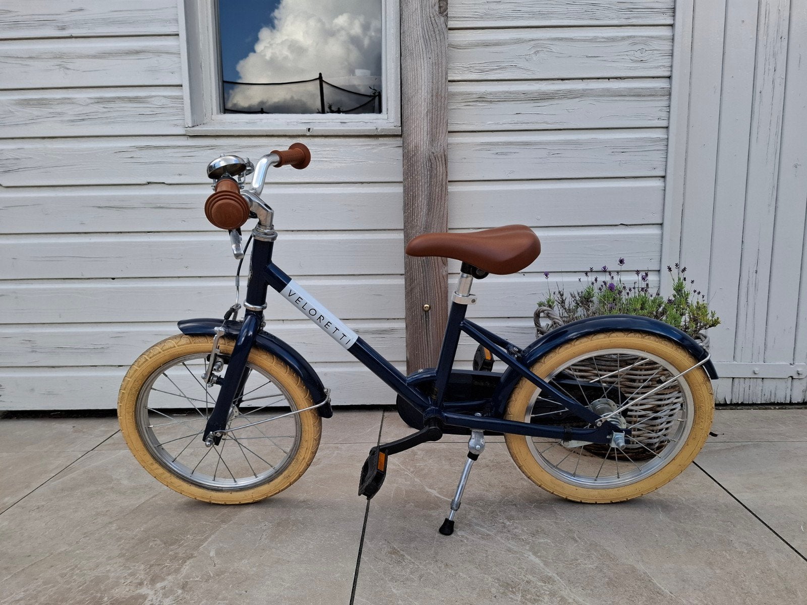 Veloretti Maxi kinderfiets Blauw - Zo goed als nieuw, Ophalen, Terugtraprem, 16 tot 20 inch, Veloretti