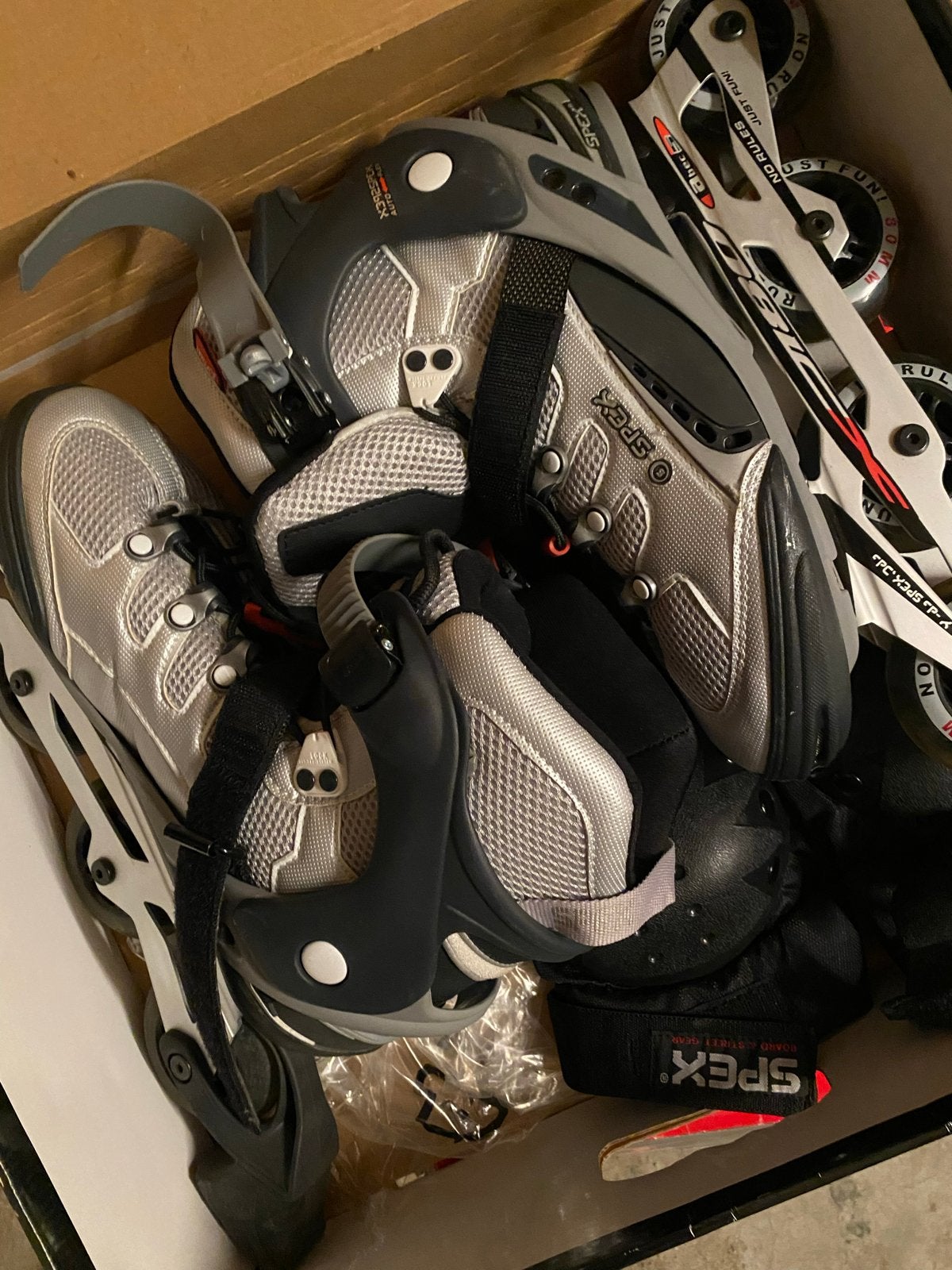 Spex Inline Skates - Maat 38 en 44, Overige merken, Gebruikt, Inline skates 5 wielen, Ophalen of Verzenden
