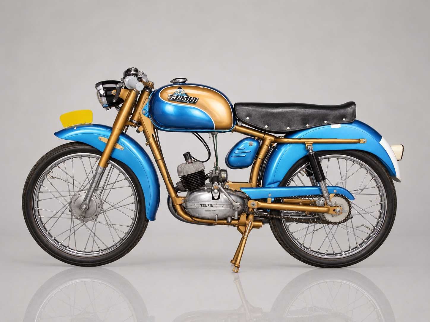 1955 Moto Tansini Grillo Export 4V | Italian Classic Moped, Overige merken, Overige carrosserieën, Overige brandstoffen, Bedrijf