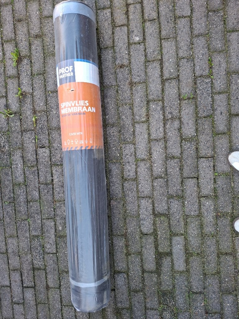 Spinvliesmembraan, Ophalen, Zo goed als nieuw, 15 m² of meer, Zeil