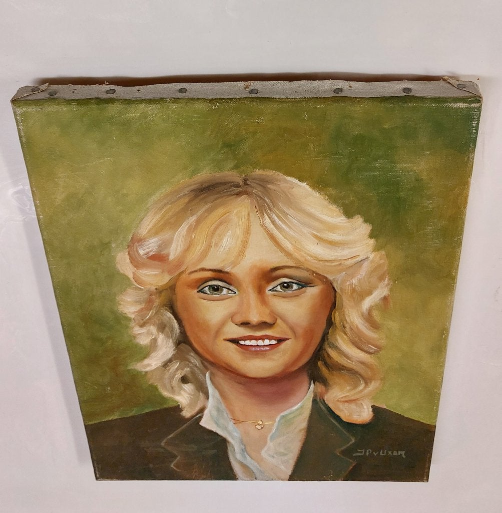 ABBA ORIGINEEL SCHILDERIJ AGNETHA FALLTSKOG J.P. van Uxem, Gebruikt, Verzenden, NvT, NvT
