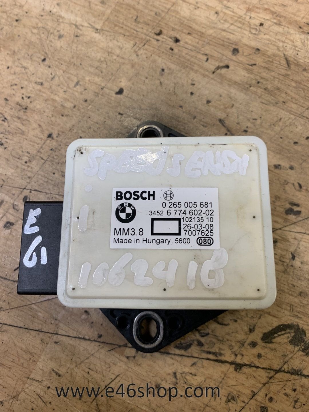 SPEEDSENSOR BMW E61 525D  OE 6774602, Auto-onderdelen, Elektronica en Kabels, BMW, Gebruikt, Ophalen of Verzenden
