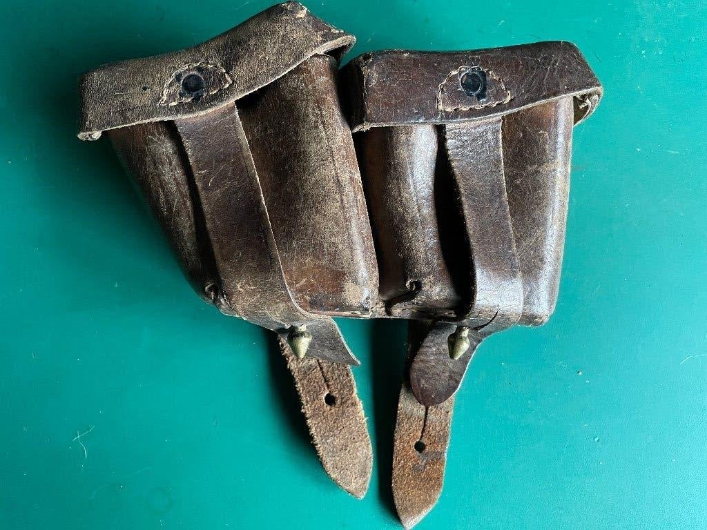 Stehr/Mannlicher munitietasje origineel wo2 ww2, Verzamelen, Ophalen of Verzenden, Landmacht, Duitsland