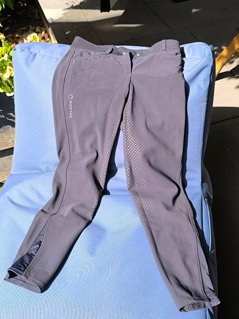 rijbroek, Dieren en Toebehoren, Paardrijkleding, Gebruikt, XS, Montar, Blauw