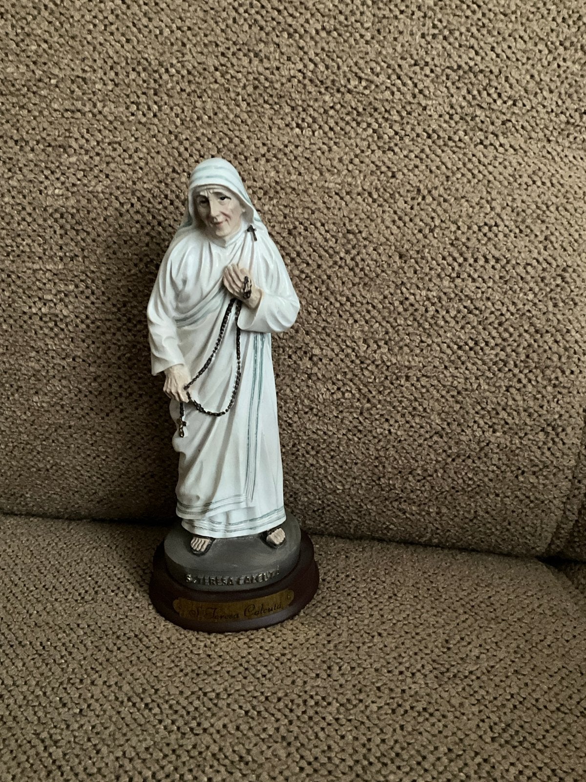 Moeder Teresa beeldje - Religieuze decoratie - 20 cm, Ophalen of Verzenden