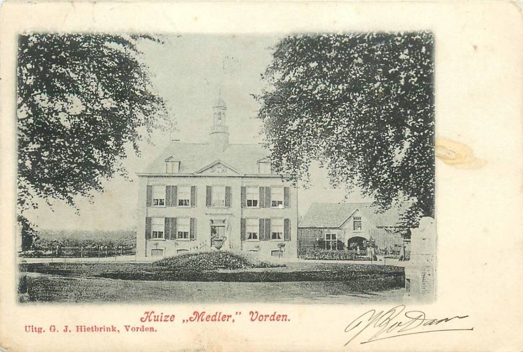 388-553-027 Vorden Huize Medler, Verzenden, Voor 1920, Gelderland