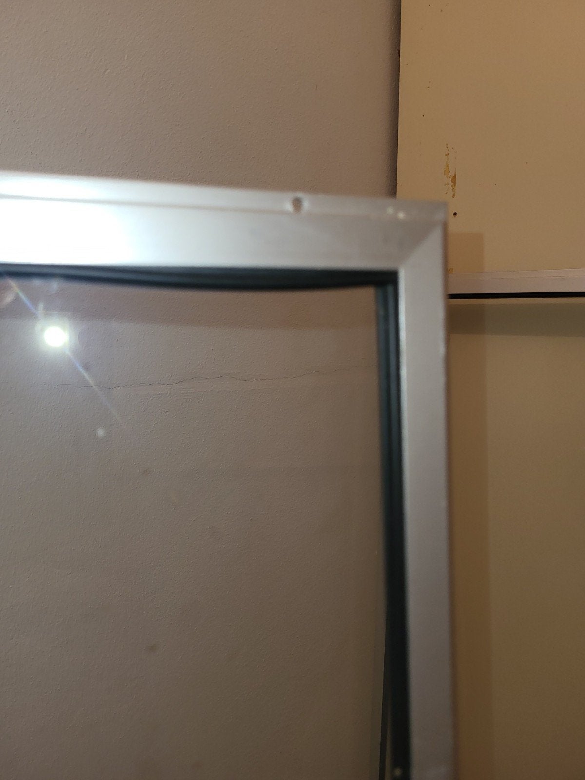 Voorzetraam 81x165 cm - Isolatie en geluidsdemping, Doe-het-zelf en Verbouw, Glas en Ramen, Ophalen, Gevelraam of Ruit, Gebruikt