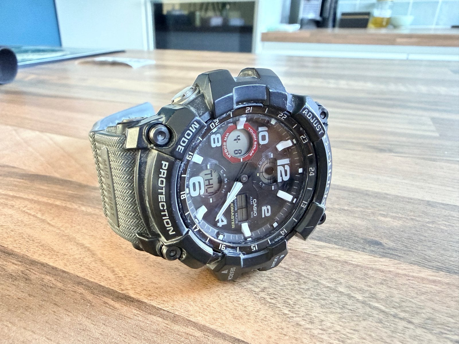 Casio G-Shock Mudmaster GWG-100 Polshorloge, Casio, Kunststof, Gebruikt, Polshorloge