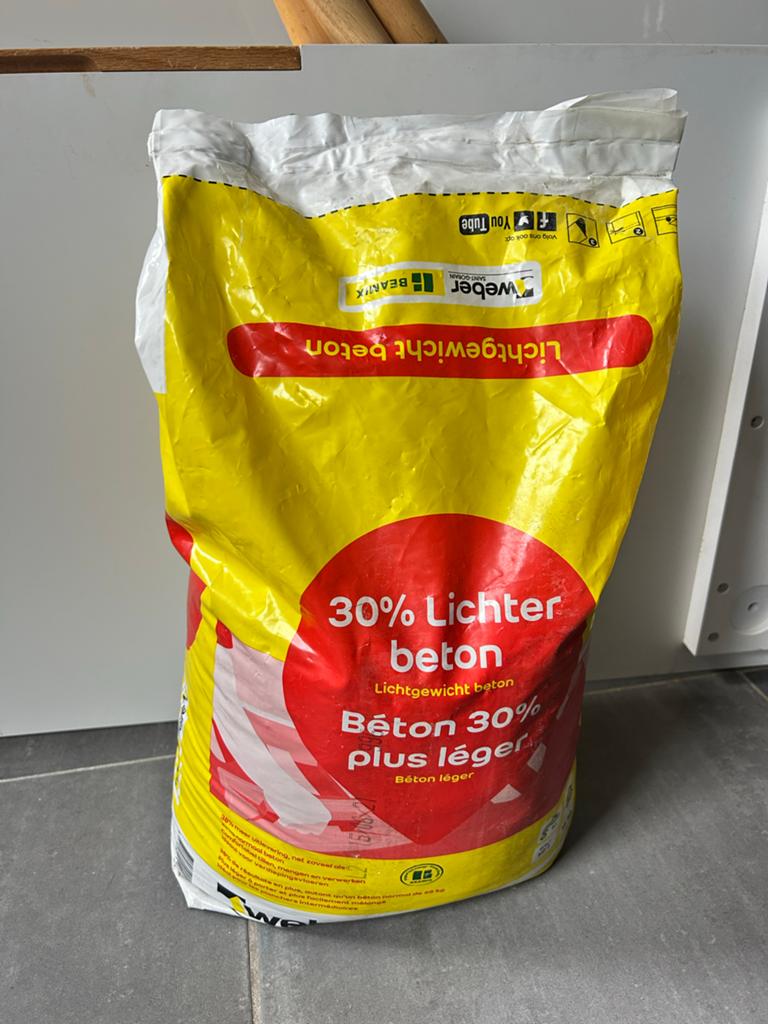Weber Beamix Lichtgewicht Beton - 30% Lichter, Ophalen, Nieuw