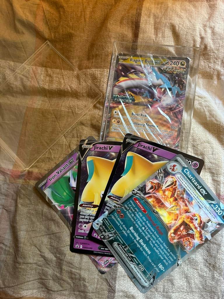 Pokemon jumbo promo kaarten charizard ex, Ophalen of Verzenden, Zo goed als nieuw, Meerdere kaarten