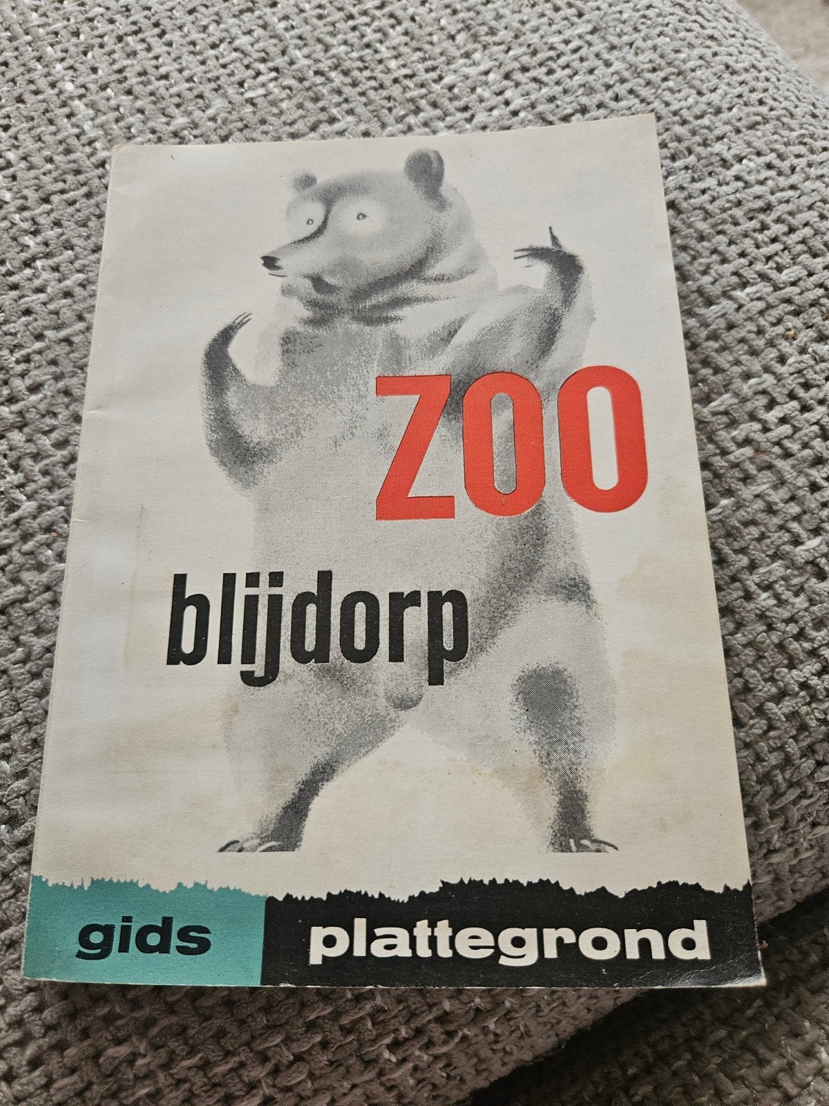 Diergaarde Blijdorp Rotterdam 1965, Ophalen of Verzenden, Gelezen, Catalogus