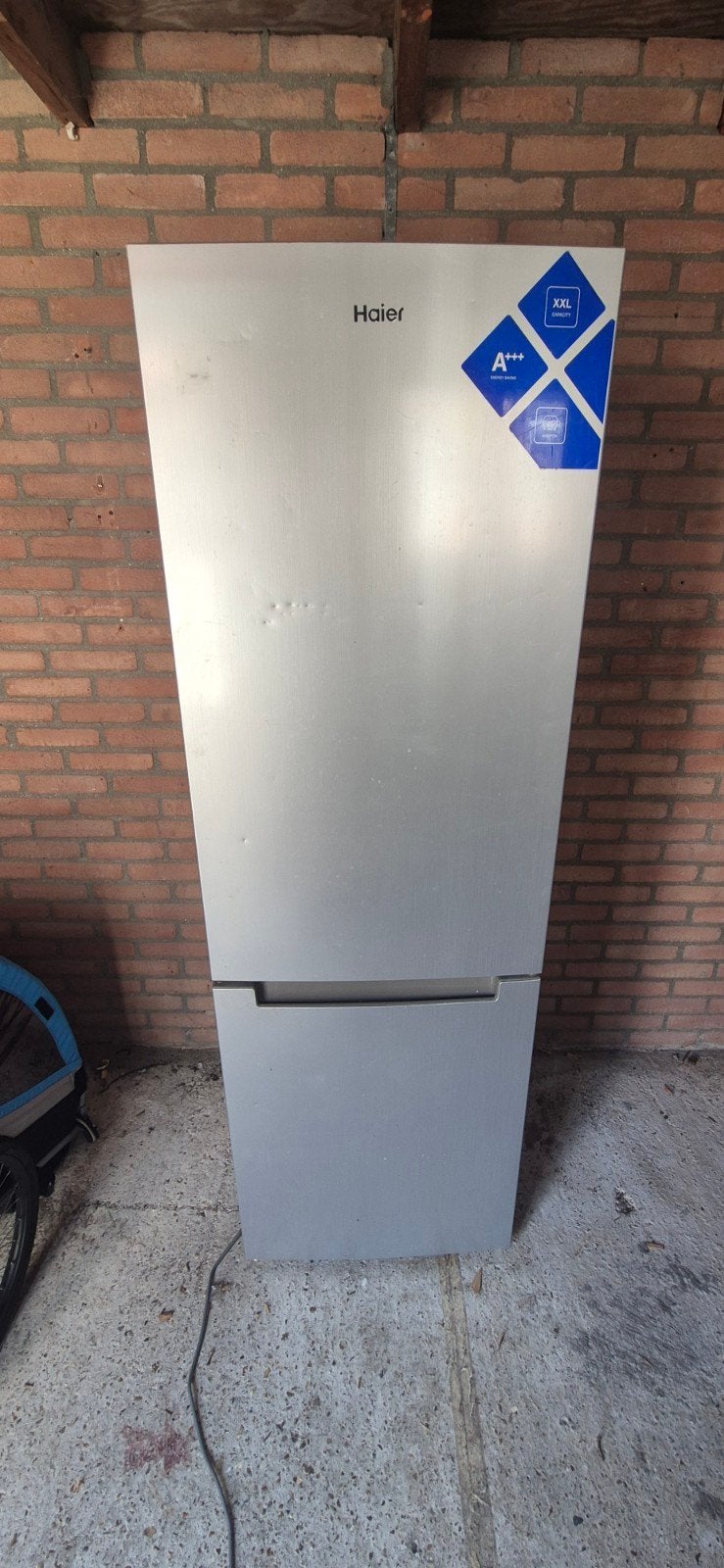 Haier HBM-688S Koel-vriescombinatie A+++ XXL, Ophalen, Gebruikt, 200 liter of meer, Met aparte vriezer