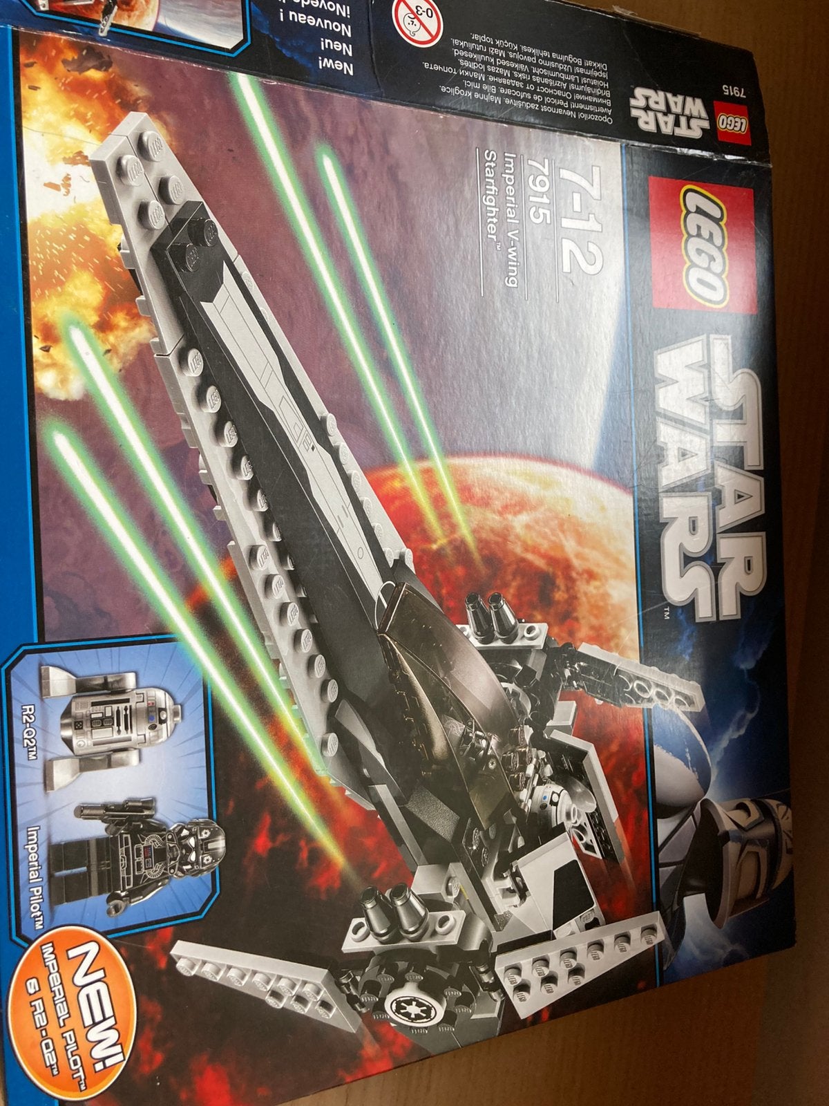 Lego starwars 7915 imperial v wing starfightee, Ophalen of Verzenden, Zo goed als nieuw, Actiefiguurtje