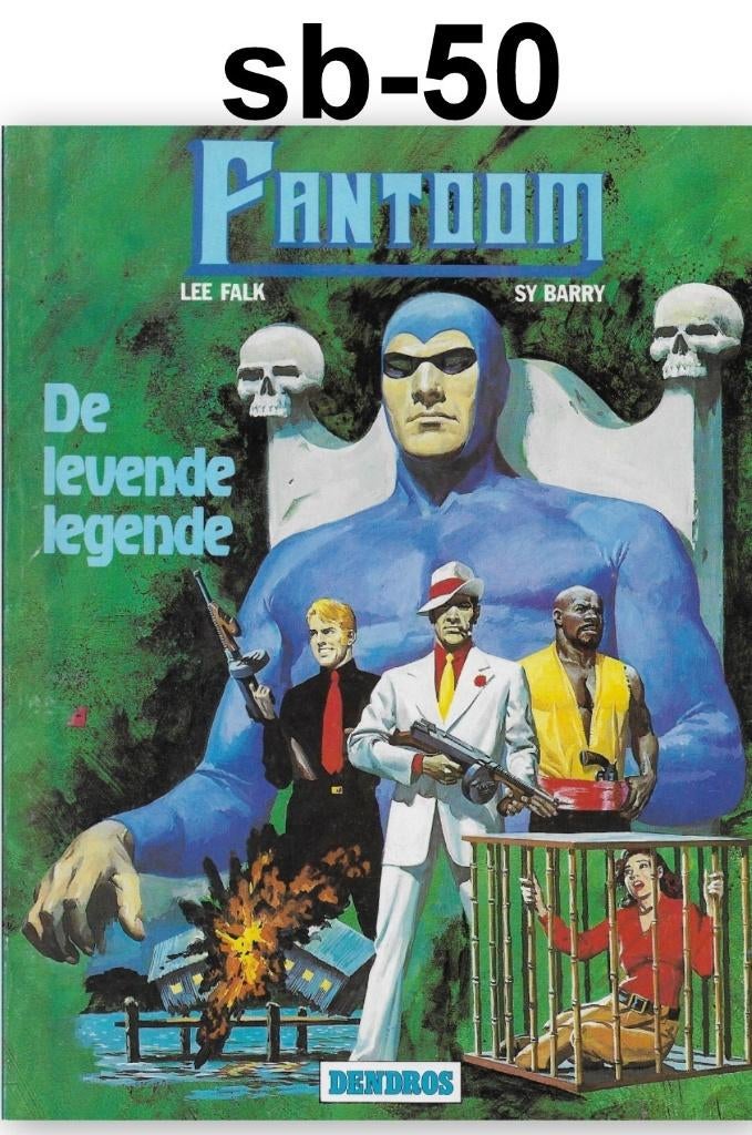Stripboek bk-50 -Fantoom - De levende Legende, Eén stripboek, Ophalen of Verzenden, Zo goed als nieuw