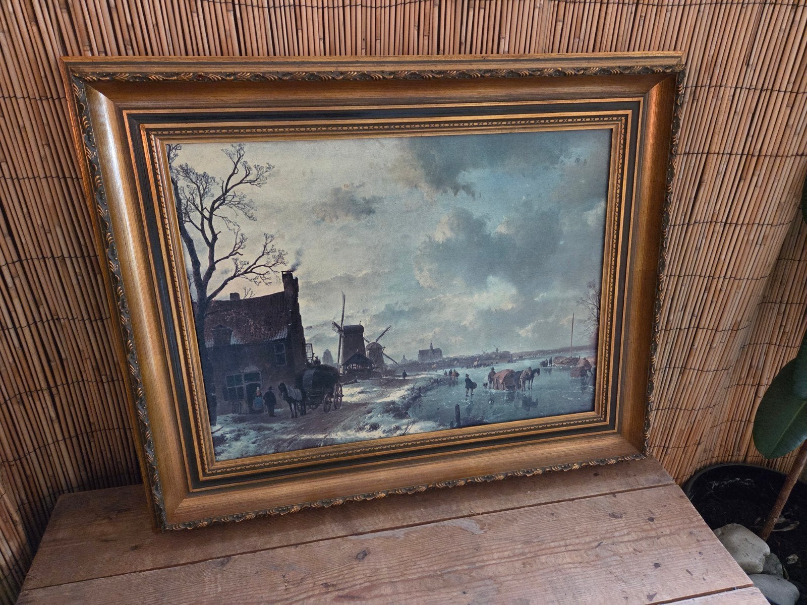 Antiek schilderij | niet gesigneerd | oud Hollands beeld, Ophalen