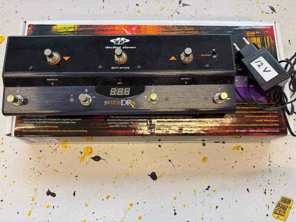 Decibel Eleven Dr. Switch Doctor MIDI Controller/Loop Switch, Muziek en Instrumenten, Effecten, Gebruikt, Decibel Eleven, Decibel Eleven