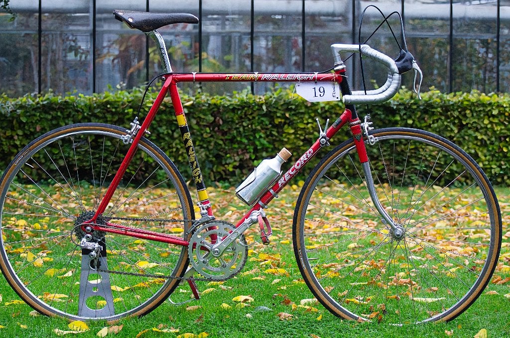 Raleigh Record L'Eroica, Gebruikt, Velgrem, 57 tot 61 cm, Ophalen