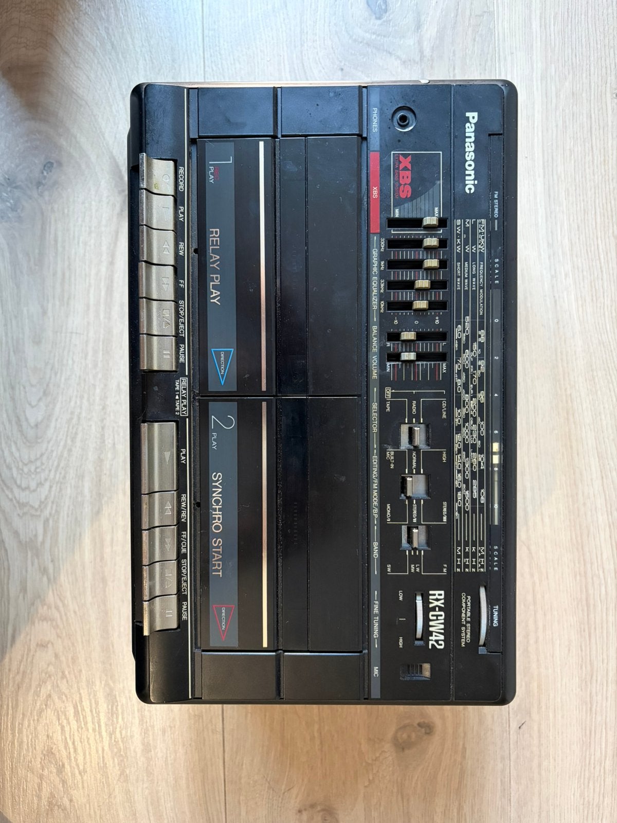 Panasonic RX-CW42 Vintage Boombox, Ophalen of Verzenden, Overige merken