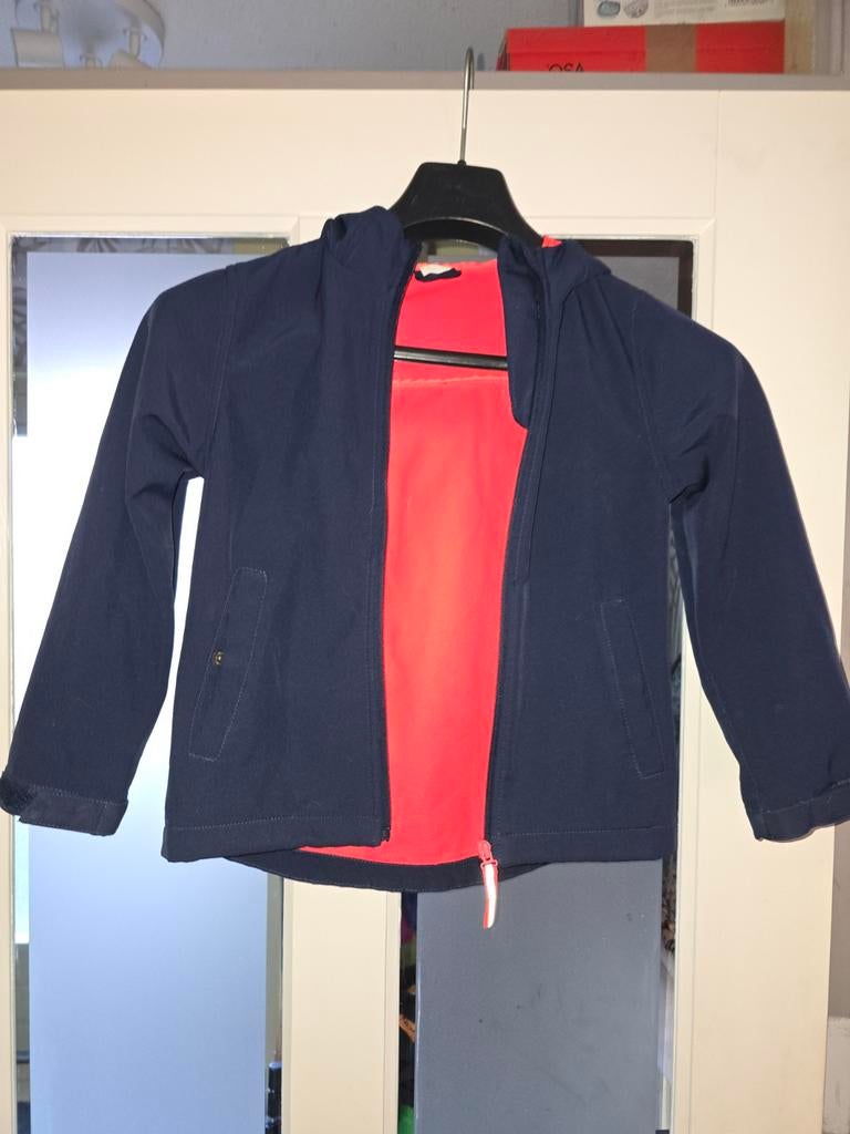 Softshell jas Hema, maat 122/128, Kinderen en Baby's, Kinderkleding | Maat 122, Gebruikt, Meisje, Ophalen of Verzenden, Hema