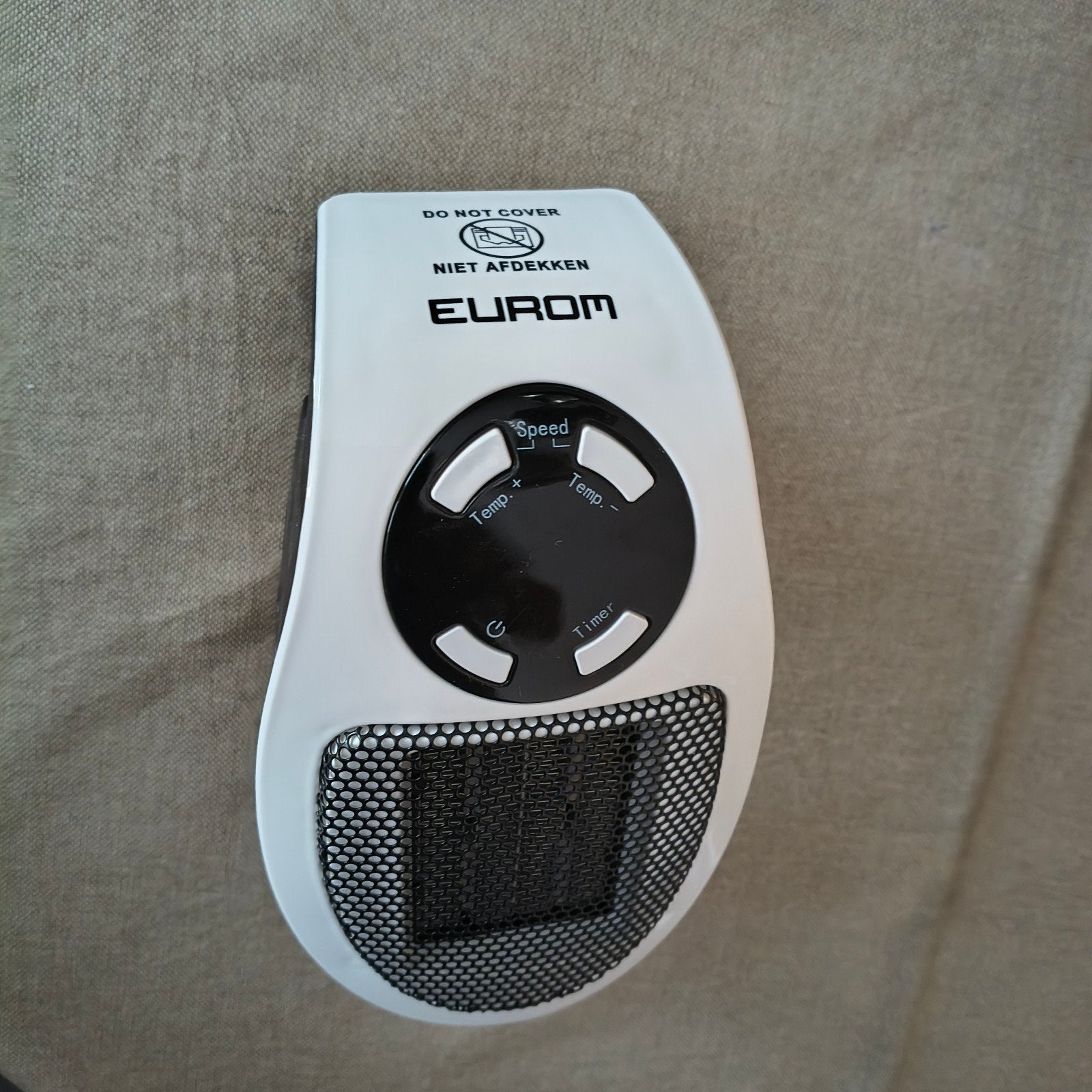 Eurom Heat Plug-in 500 Watt Kachel, Ophalen of Verzenden, Zo goed als nieuw, Elektrische haard