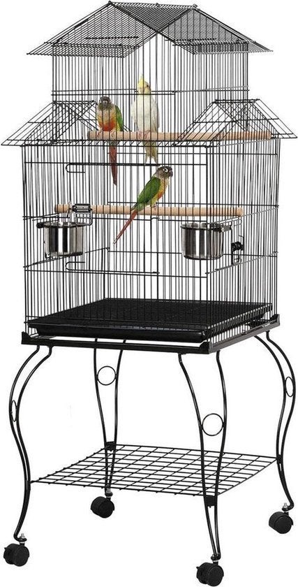 Luxe Grootte Papegaaienkooi op Wielen - Grote Vogelkooi voor, Corvance B.V., Verzenden, Nieuw, Corvancebol@gmail.com