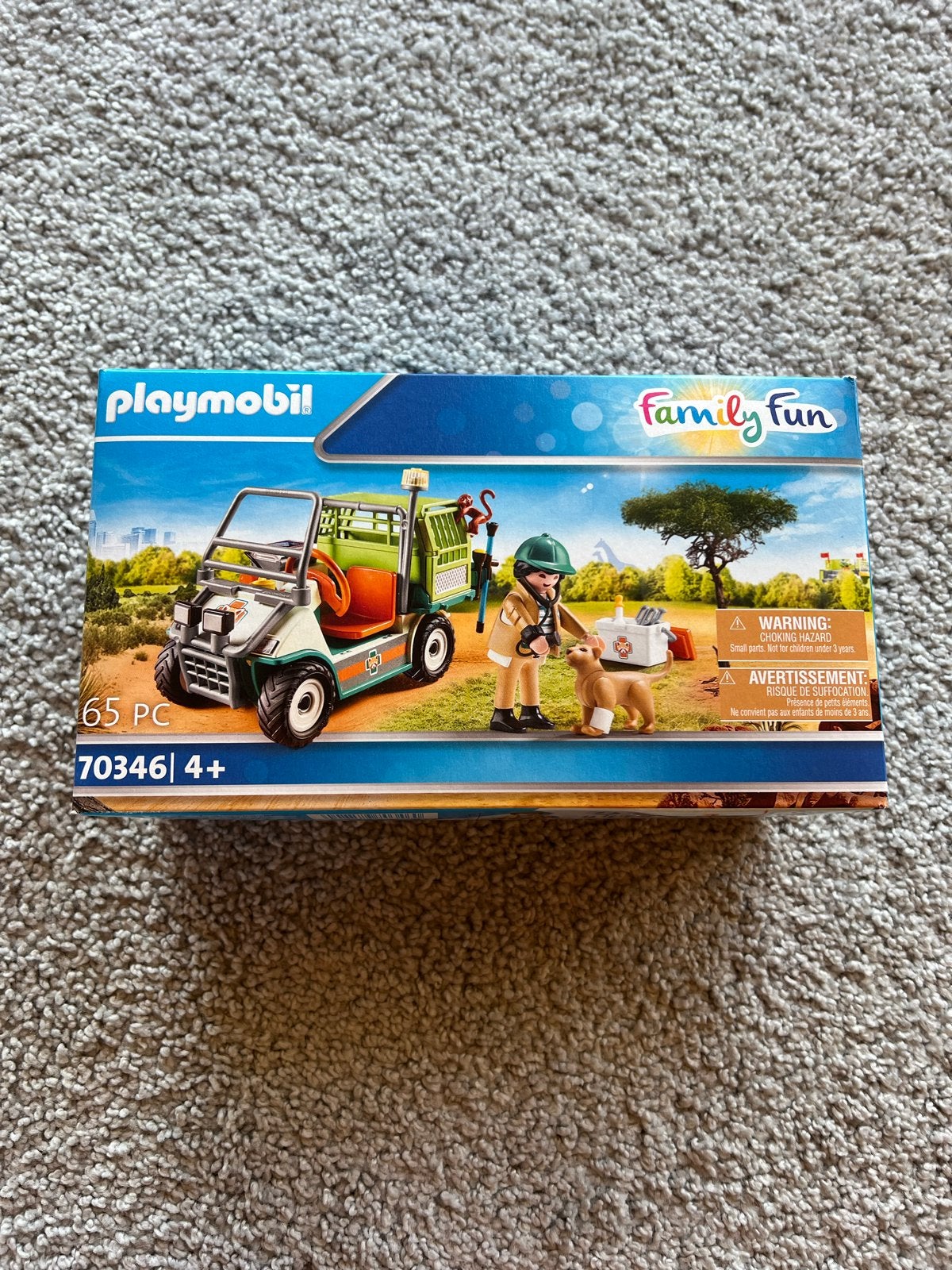 Playmobil Family Fun Dierenarts met Golfkar 70346, Ophalen of Verzenden, Zo goed als nieuw, Jongen of Meisje