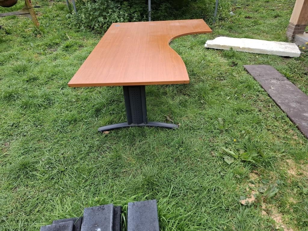 bureau tafel, Ophalen, Hout, 180 cm, Hoekbureau