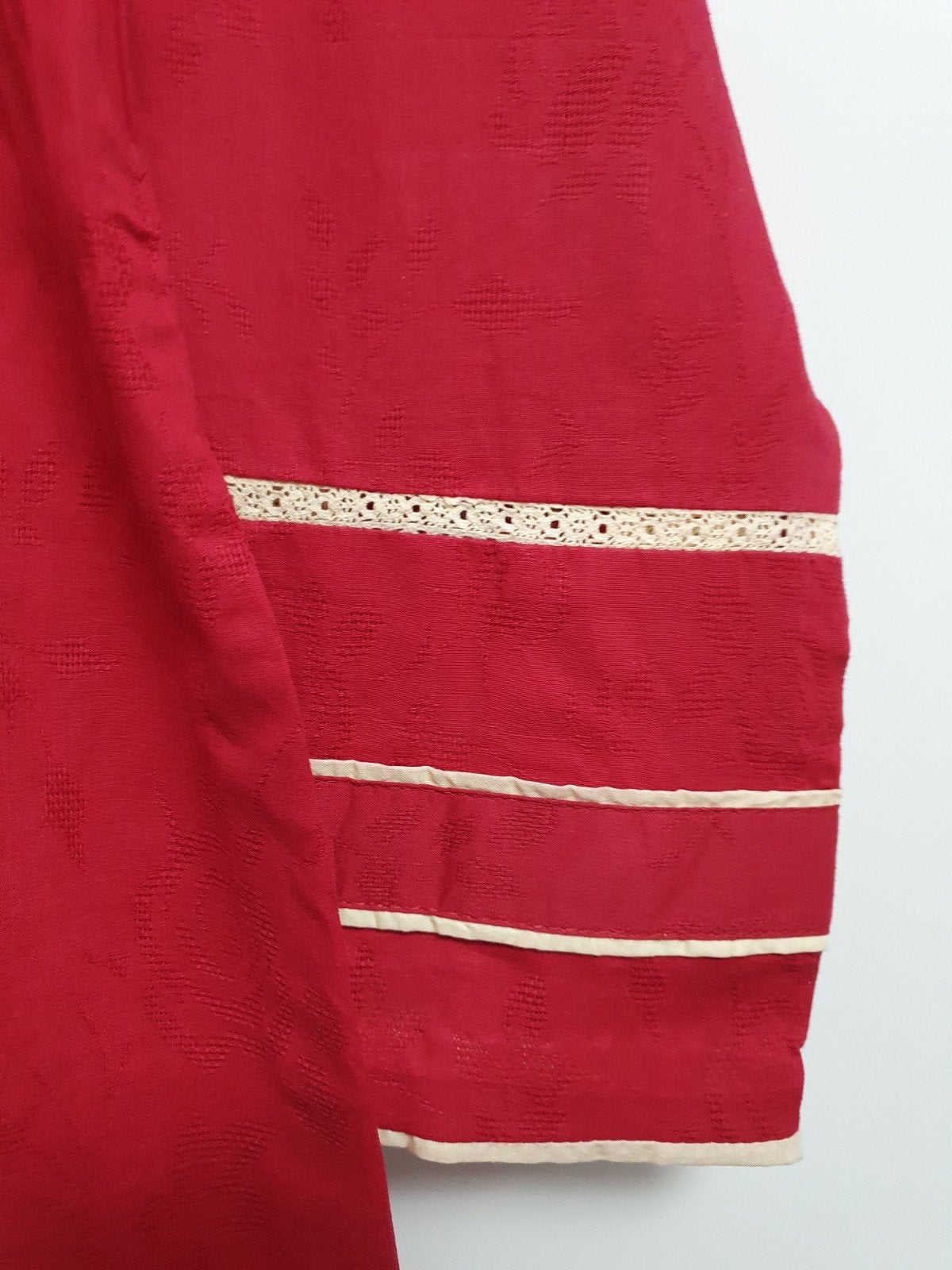 Kross Kulture Rode Tuniek met Egyptische details nieuw Mat M, Kleding | Dames, Maat 38/40 (M), Nieuw, Ophalen of Verzenden, Kross Kulture
