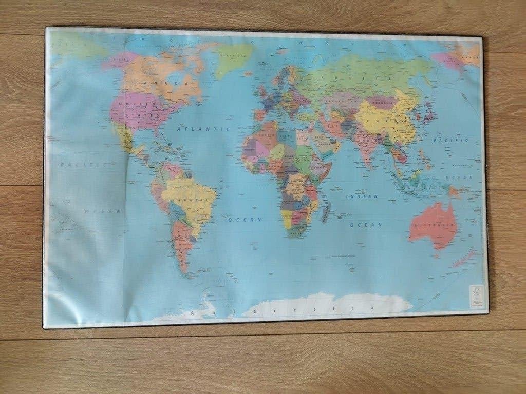 Bureaulegger wereldkaart te koop, Diversen, Ophalen of Verzenden, Zo goed als nieuw