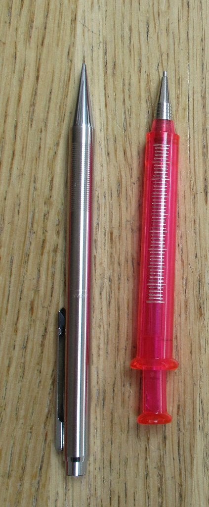 2 aparte vulpotloden injectiespuit / MS mode, Ophalen of Verzenden, Balpen, Overige merken