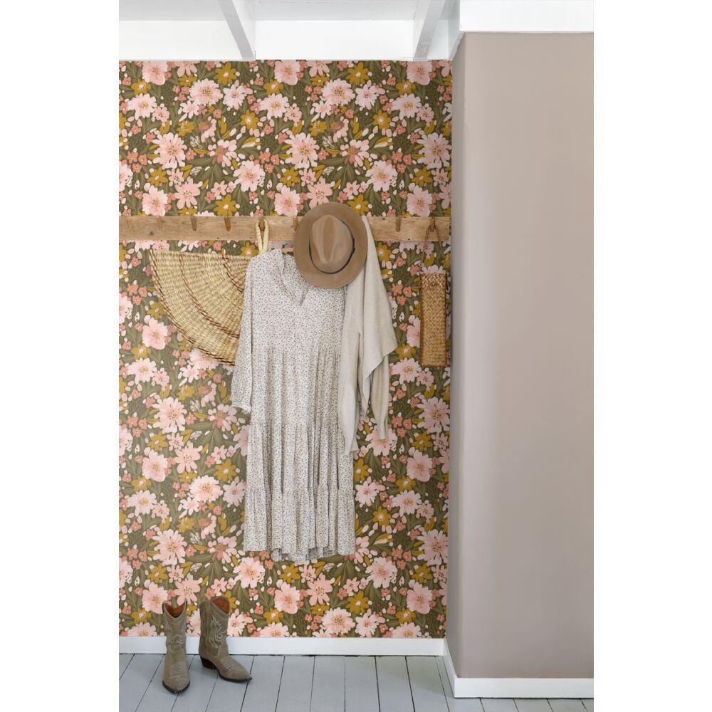esta behang vintage flowers/inbloom, Verzenden, 75 m² of meer