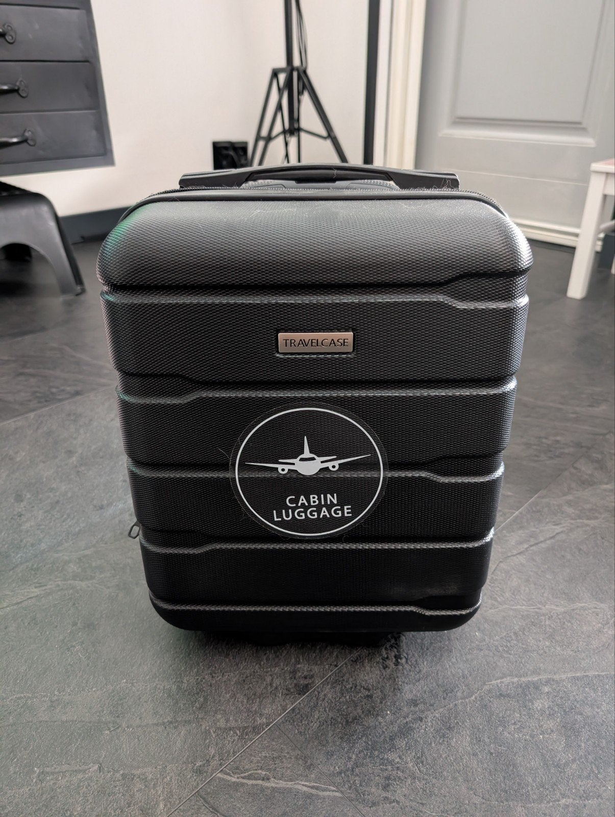 Travelcase koffer voor vliegtuigruim - Nieuw!, Ophalen, Wieltjes, Hard kunststof, Nieuw