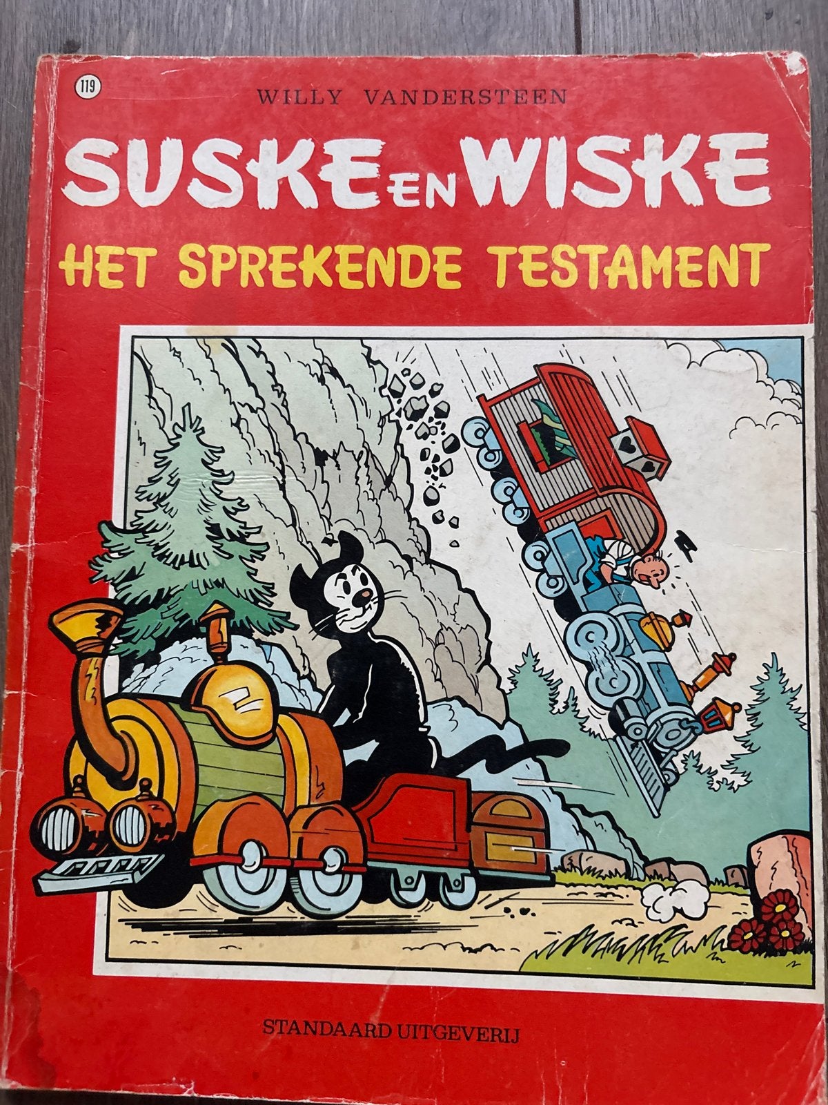 Suske en Wiske - Het Sprekende Testament (nr. 119), Eén stripboek, Ophalen of Verzenden, Gelezen