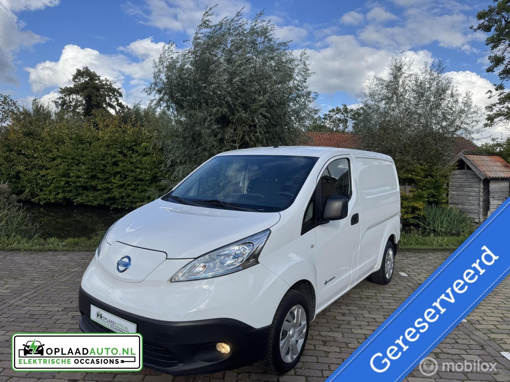 Nissan e-NV200 bestel Optima 40 kWh | Snellader | Airco, Gebruikt, Elektrische ramen, Met garantie (alle), Wit