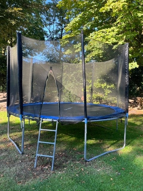 Trampoline 366 cm met veiligheidsnet, Ophalen, Gebruikt
