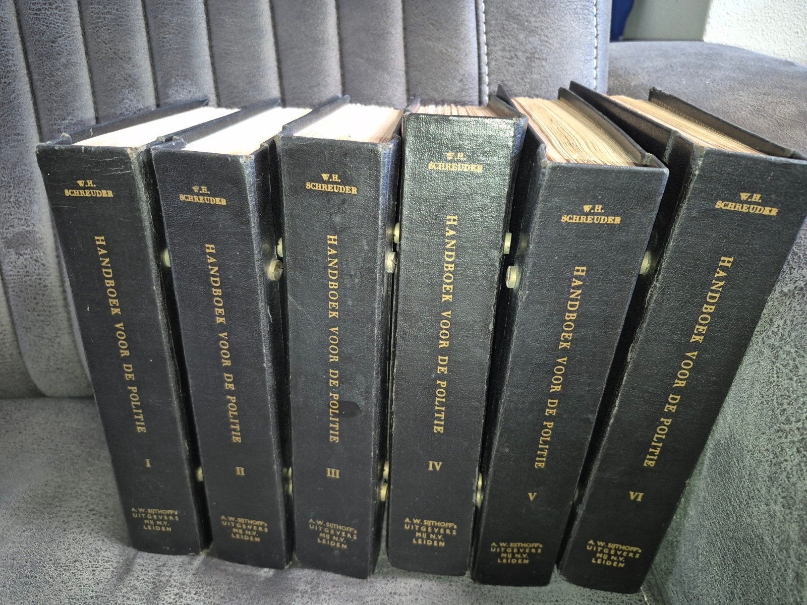 Handboek voor de Politie - W.H. Schreuder (6 delen), Ophalen of Verzenden