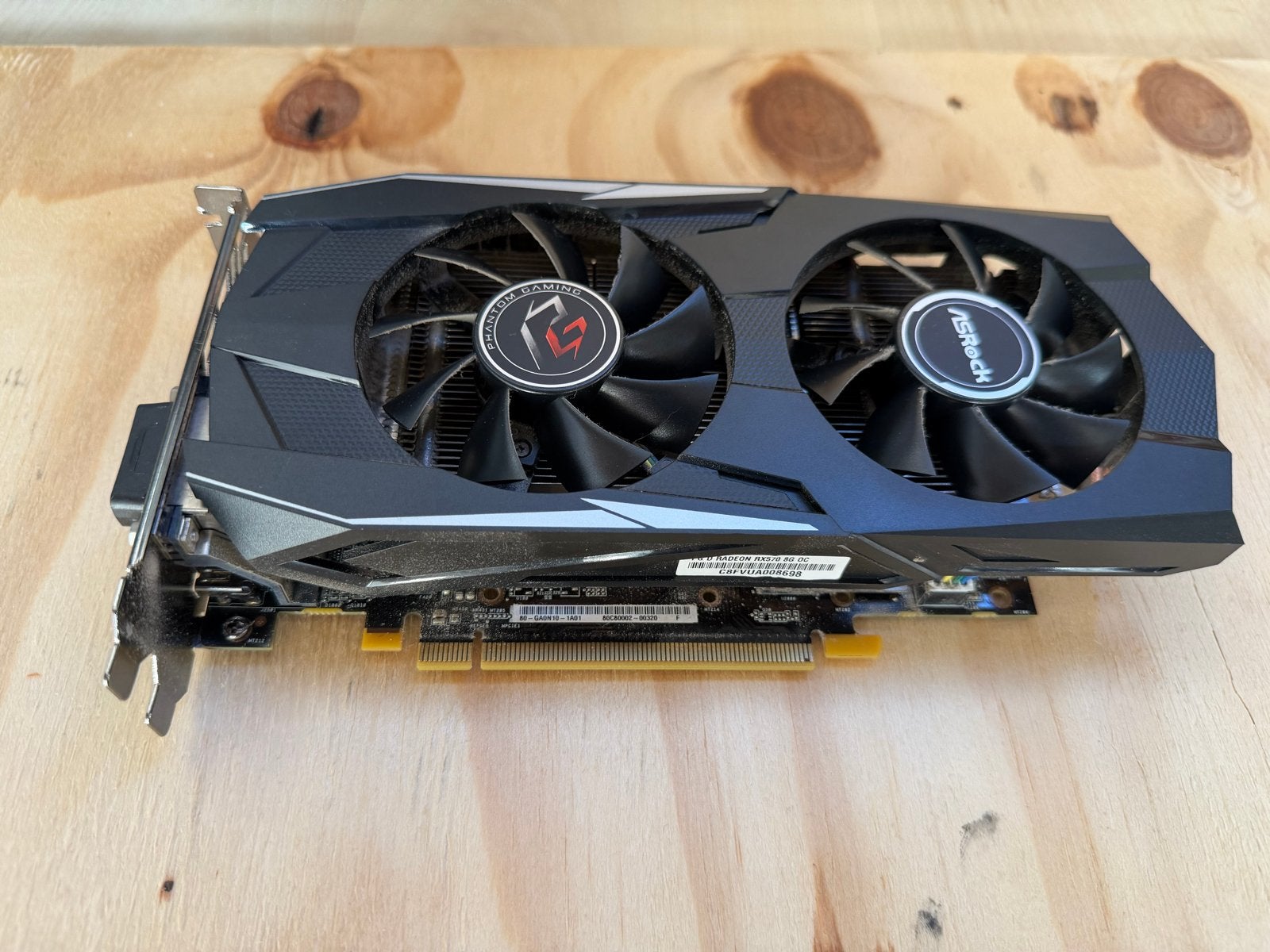 ASRock Phantom Gaming D Radeon RX570 8G OC Videokaart, PCI-Express 3, Gebruikt, Ophalen of Verzenden, GDDR5