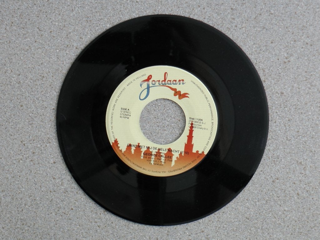 George Callee - Dans met mij de hele nacht VINYL SINGLE, Gebruikt, 7 inch, Ophalen of Verzenden, Nederlandstalig