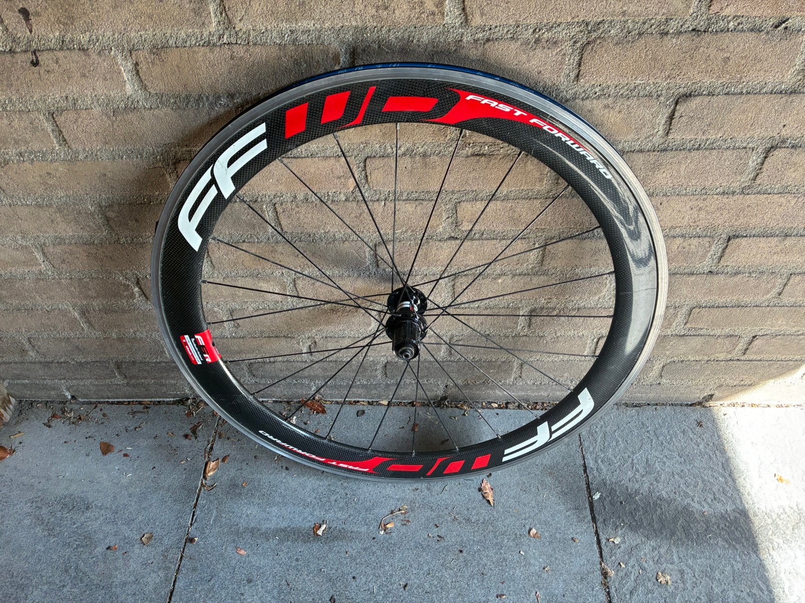 Fast forward f6r carbon achterwiel racefiets, Fietsen en Brommers, Fietsonderdelen, Wiel, Ophalen of Verzenden, Zo goed als nieuw