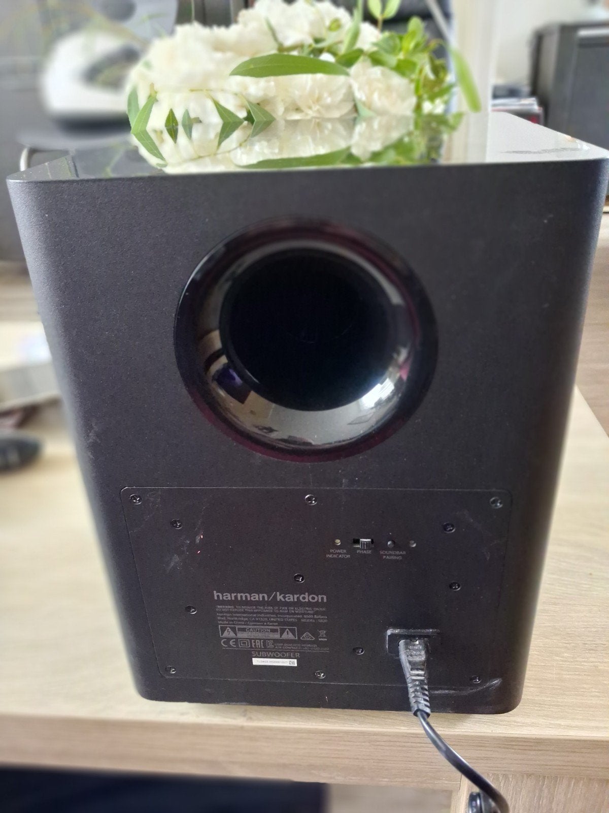 Harman Kardon Subwoofer - Model SB20, Gebruikt, Subwoofer, Ophalen of Verzenden, Geschikt voor surround/home cinema