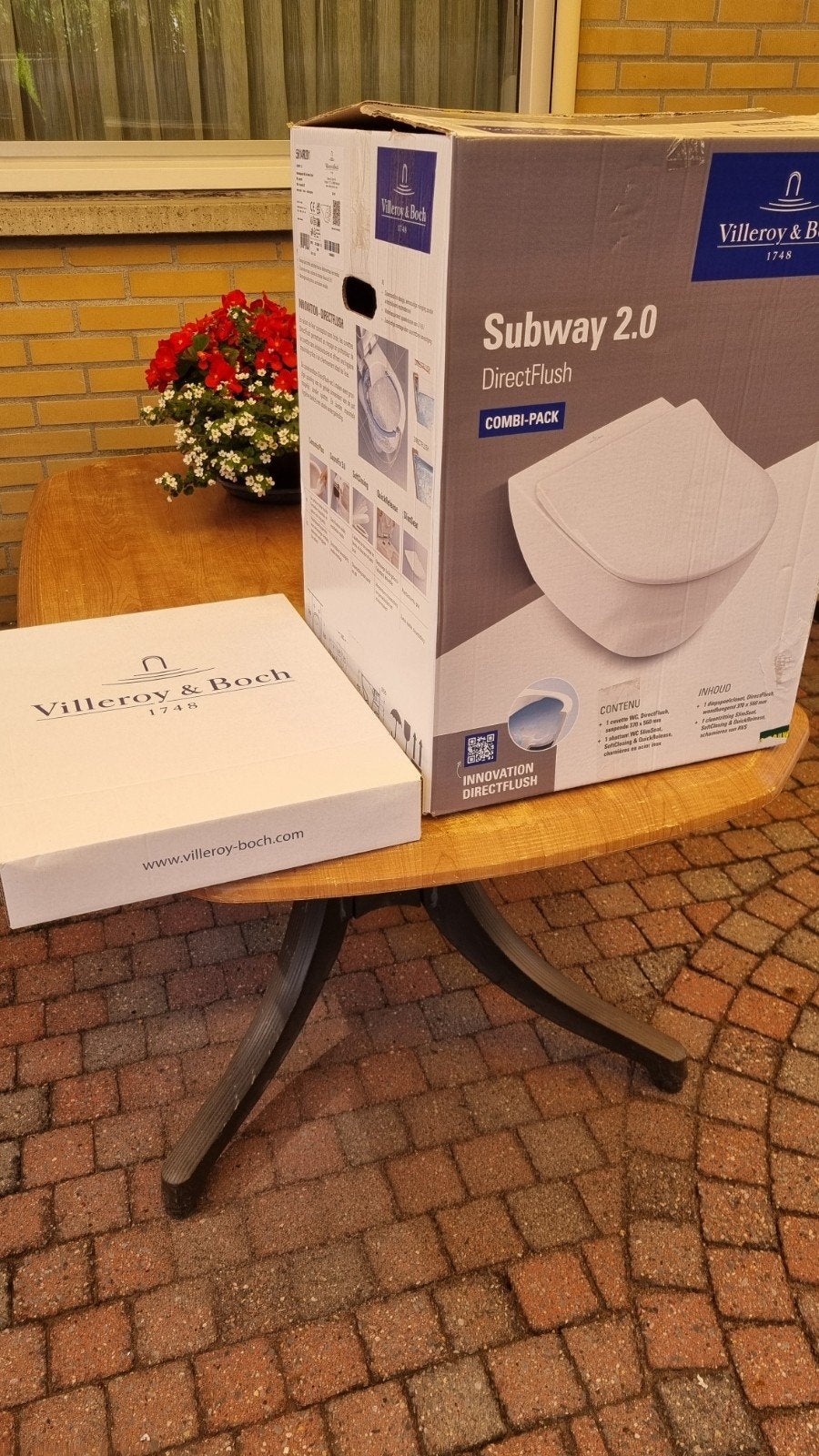Villeroy & Boch Subway 2.0 DirectFlush wandcloset, Ophalen, Nieuw, Rvs, Toilet