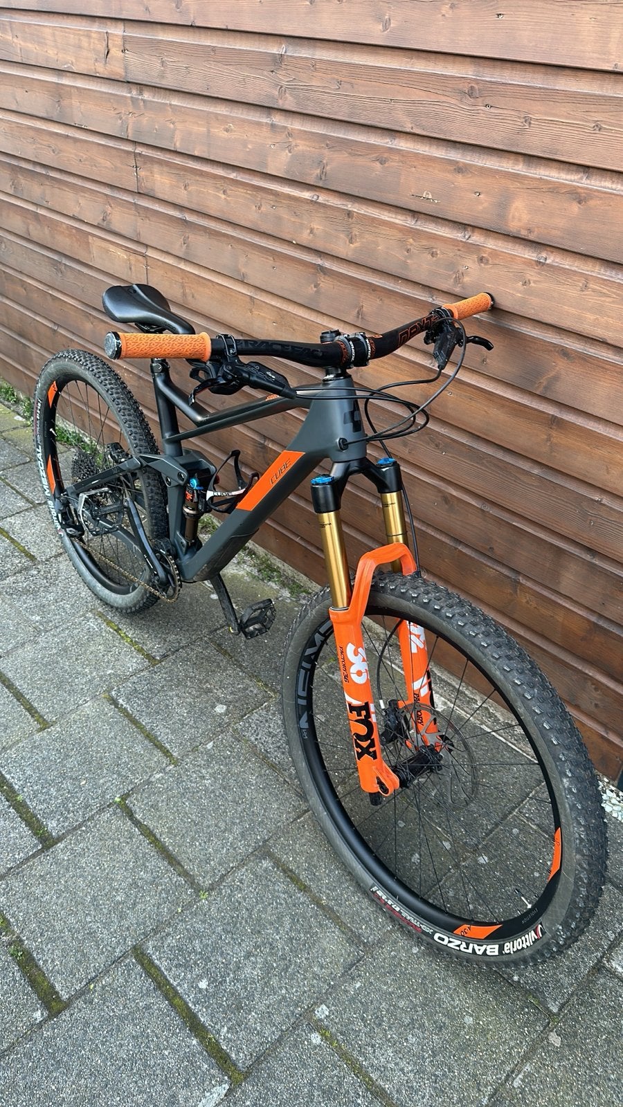 Cube Stereo Carbon 27.5 – Maat L – Full Suspension fox, Fietsen en Brommers, Fietsen | Mountainbikes en ATB, Gebruikt, Schijfrem