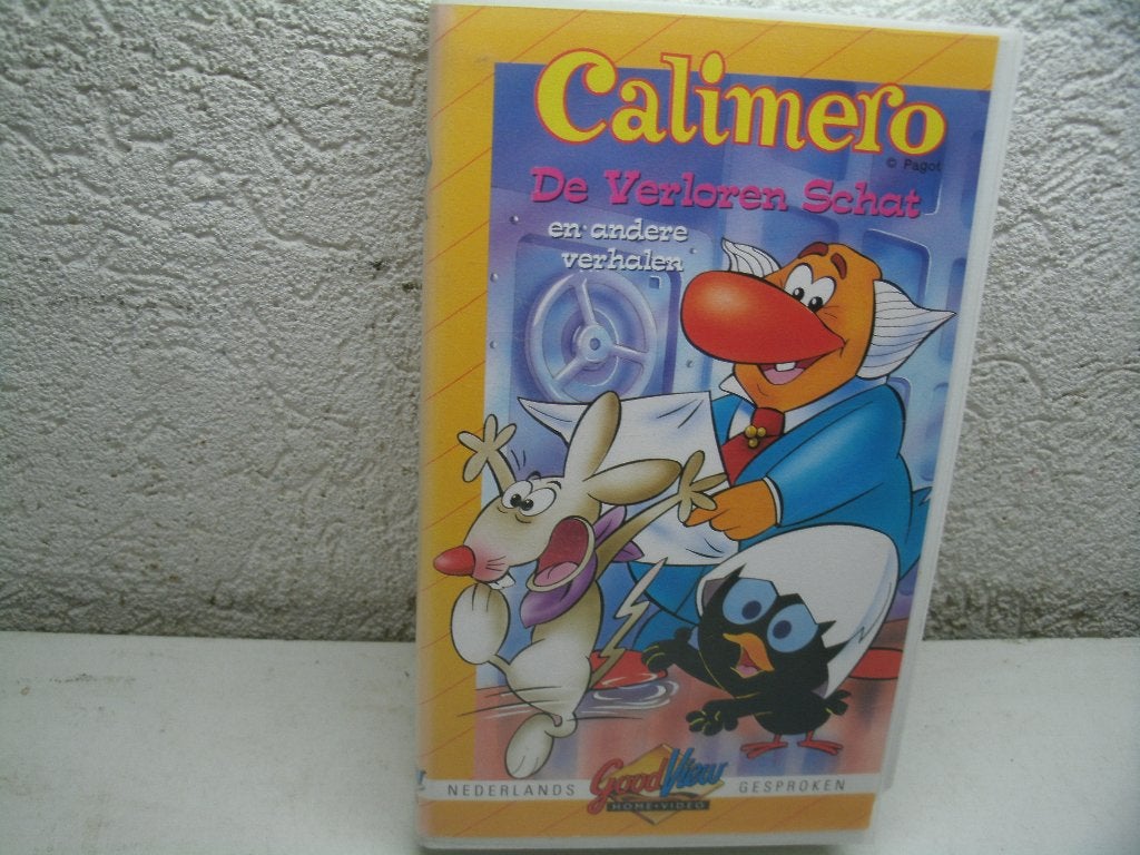 vhs 143a calimero de verloren schat, Alle leeftijden, Ophalen of Verzenden, Zo goed als nieuw